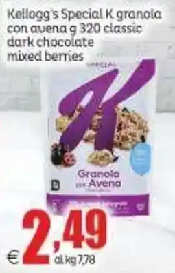 Elite Kellogg's Special K granola con avena offerta