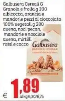 Elite Galbusera Granola e Frolla offerta