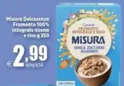 Elite Misura cereali frumento integrale e riso offerta