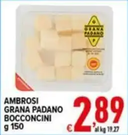 Iper Triscount Ambrosi Grana Padano Bocconcini offerta