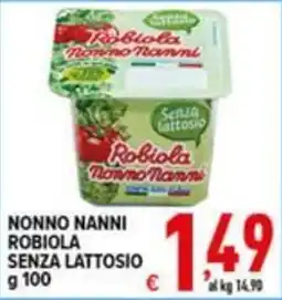 Iper Triscount Robiola Nonno Nanni senza lattosio offerta