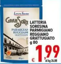 Iper Triscount Gran Sore Lattiera Sore sina Parmigiano Reggiano Grattugiato offerta