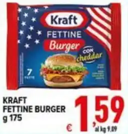 Iper Triscount Kraft Fettine Burger offerta