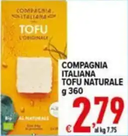 Iper Triscount Compagnia Italiana Tofu Naturale offerta