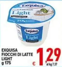 Iper Triscount Exquisa fiocchi di latte light offerta