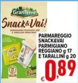Iper Triscount Snack&Vai! Parmareggio offerta