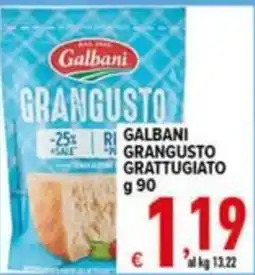 Iper Triscount Galbani Grangusto grattugiato offerta
