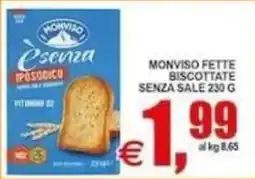 Pewex Monviso fette biscottate senza sale offerta