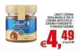 Pewex Lindt crema spalmabile nocciole offerta
