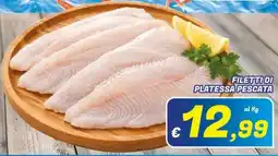 Idromarket Filetti di platessa pescata offerta
