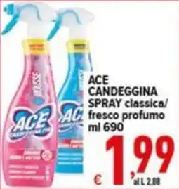 Iper Triscount ACE candeggina spray classica offerta