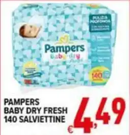 Iper Triscount Pampers baby dry fresh offerta