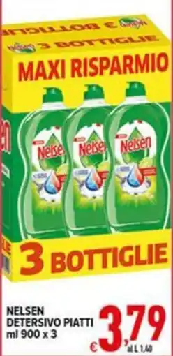 Iper Triscount Nelsen detersivo piatti offerta