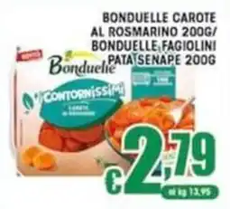 Sacoph Bonduelle carote al rosmarino offerta