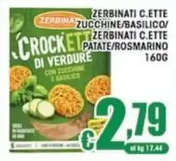 Sacoph Zerbina C.Ette Crocchetti di Verdure con Zucchine e Basilico offerta