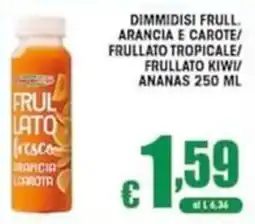 Sacoph Frullato fresco arancia carota offerta
