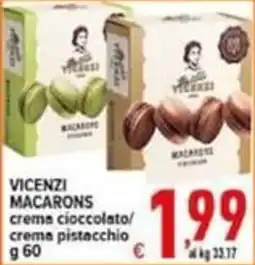 Iper Triscount Vicenzi macarons offerta