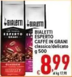 Iper Triscount Bialetti Caffè in Grani offerta