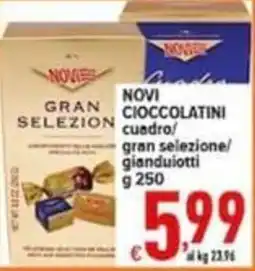 Iper Triscount Novi cioccolatini quadro/ gran selezione/ gianduiotti offerta