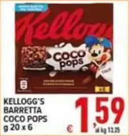 Iper Triscount Kellogg's barretta Coco Pops offerta