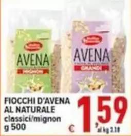 Iper Triscount Fiocchi d'avena al naturale offerta