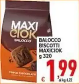 Iper Triscount Balocco biscotti maxiciok offerta