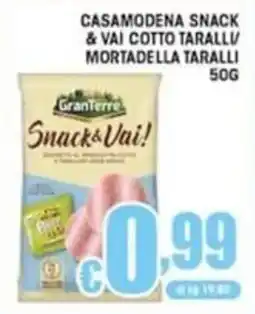 Sacoph GranTerre Snack & Vai! Cotto Taralli/Mortadella Taralli offerta