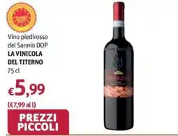 Futura Supermercati Vino piediroso del Sannio DOP LA VINICOLA DEL TITERO offerta