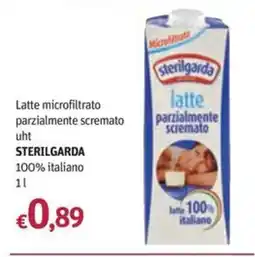 Futura Supermercati Latte microfiltrato parzialmente scremato uht Sterilgarda offerta