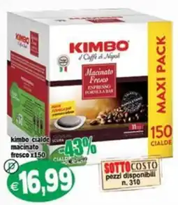 Il Castoro Supermercati Kimbo cialde macinato fresco offerta