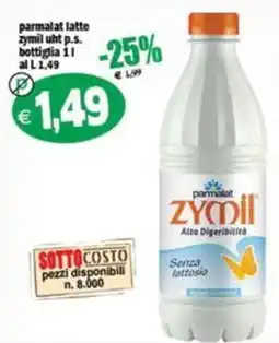 Il Castoro Supermercati Parmalat latte zymil uht p.s. offerta