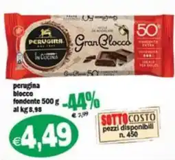 Il Castoro Supermercati Perugina blocco fondente offerta