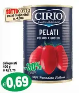 Il Castoro Supermercati Cirio pelati offerta