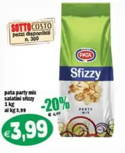 Il Castoro Supermercati Pata party mix salatini sfizzy offerta