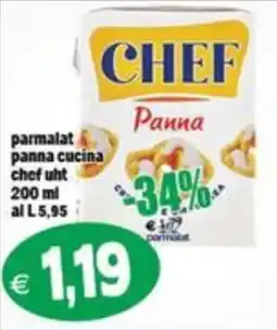 Il Castoro Supermercati Chef Panna offerta