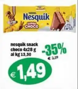 Il Castoro Supermercati Nesquik snack choco offerta