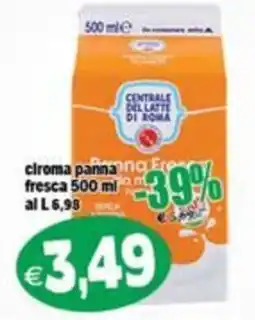 Il Castoro Supermercati Chroma panna fresca offerta
