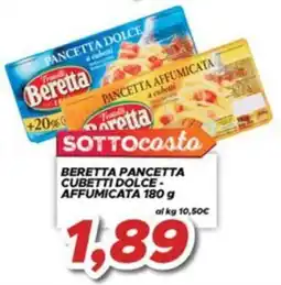 MA Supermercati Beretta pancetta cubetti dolce affumicata offerta