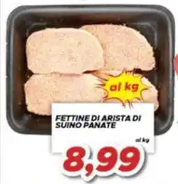 MA Supermercati Fettine di arista di suino panate offerta