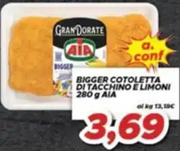 MA Supermercati Bigger cotoletta di tacchino e limoni AIA offerta
