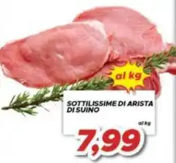 MA Supermercati Sottilissime di arista di suino offerta