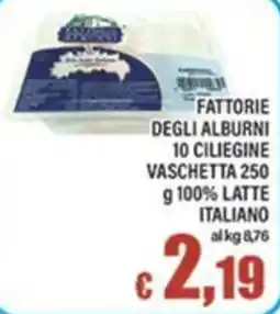 Top Supermercati Fattorie degli Alburni 10 ciliegie vaschetta offerta