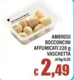 Top Supermercati Ambrosi bocconcini affumicati offerta