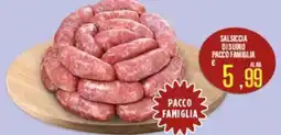 Supermercati EffePiù Salsiccia di suino offerta