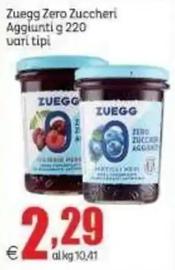 Elite Zuegg Zero Zuccheri offerta
