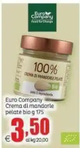 Elite Euro Company Crema di mandorle pelate bio offerta