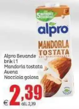 Elite Alpro Bevande Mandorla tostata offerta