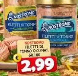 MercADone Nostromo filetti di tonno offerta
