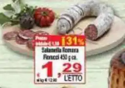CTS Supermercati Salsiccia Romana Fieno offerta