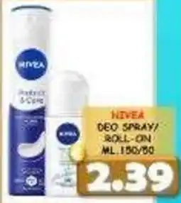 MercADone Nivea deo spray/roll-on offerta
